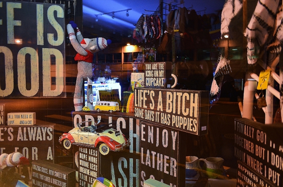 Words of wisdom or cheeky advertising 