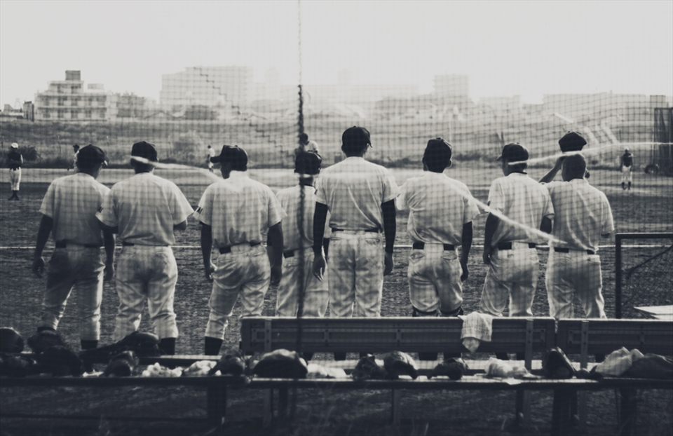 On every Sunday people of all ages gather on the banks of Tamagawa to play ball
