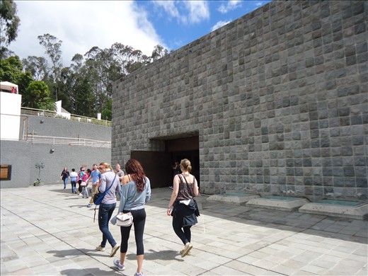 Entrance to Capilla del Hombre