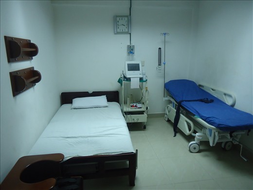 Birthing room at the hospital