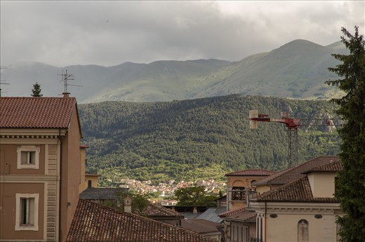 L'Aquilla, a small city and the capital city of Abruzzo province located in central Italy between the Apennine mountain regions with a population of around 100,000 people.  This was the epic center of the Natural Disaster Earthquake in April 2009. Visited this place in spring this year and was quite surprised and shocked to see the city which was hit by the earthquake very badly