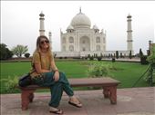 Myself at the Taj Mahal, Agra: by ashystew, Views[320]