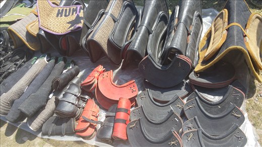 people do not lose such chance to make profit and organized horse stuff bazaar