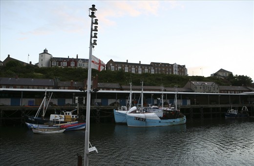 Real estate dominates the skyline, the fish quay almost derelect
