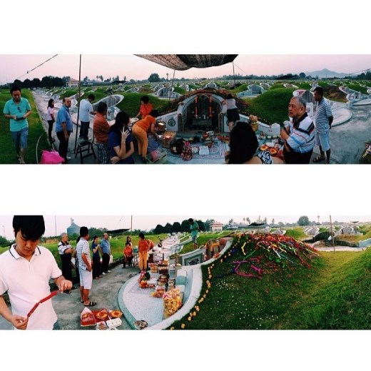 Via Instagram: Ching Ming, a day to celebrate and honor your ancestors. This was my first time visiting the gravestones of my maternal grandmother and grandfather.