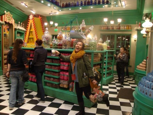 Honeydukes, wizard candy shop. This is the face of childhood dreams coming true. 