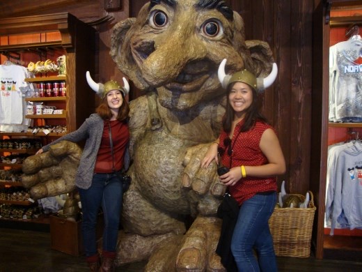 Giant troll in Norway at the Epcot World Showcase