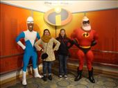 With Mr. Incredible and Frozone at Disneyworld's Hollywood Studios Park: by asongveera, Views[294]