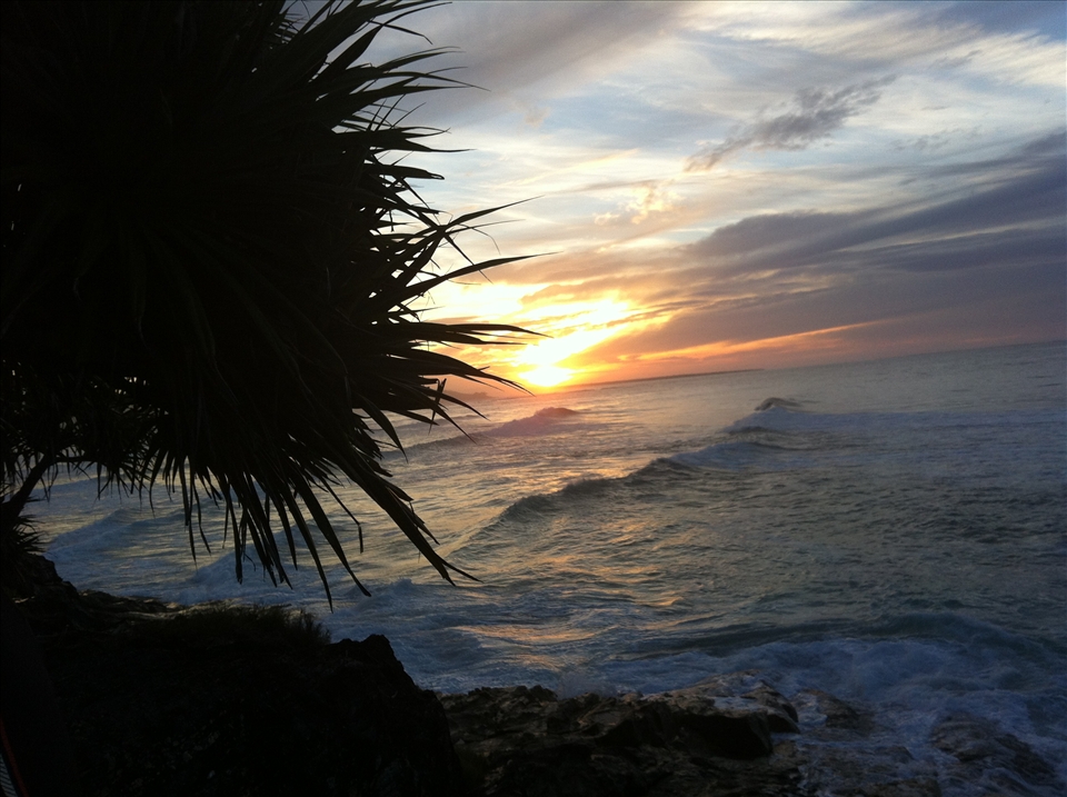 A Straddie Sunset. Stradbroke island