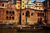 Ancient structures blend with newer ones on the banks of the Ganges river.: by atomaraullo, Views[378]