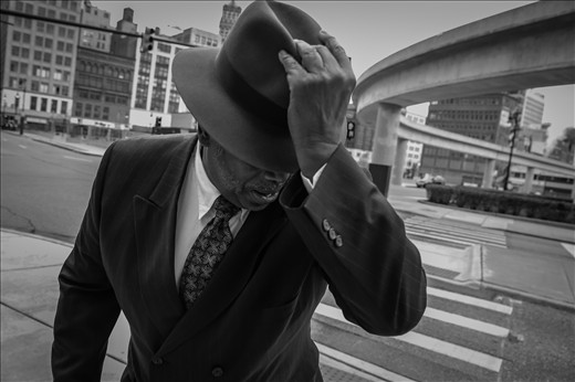 This gentleman called himself a true citizen of the city. Born, raised Detroit.