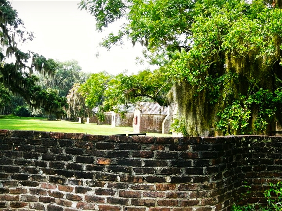 The original slave cabins on the property. They date back to the early 1800s.
