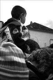 A crowd listens on as a Marian apparition visionary preaches: by auds, Views[288]