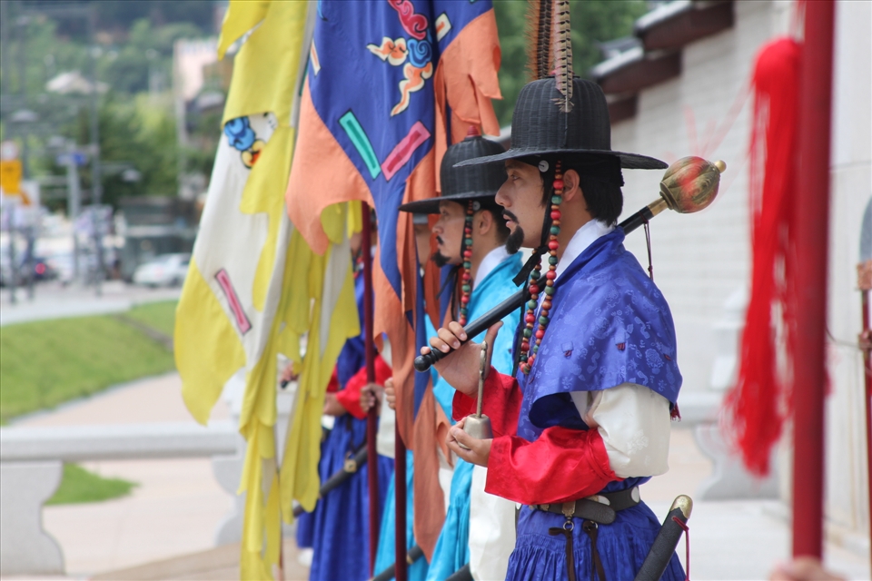One of the palace's guards