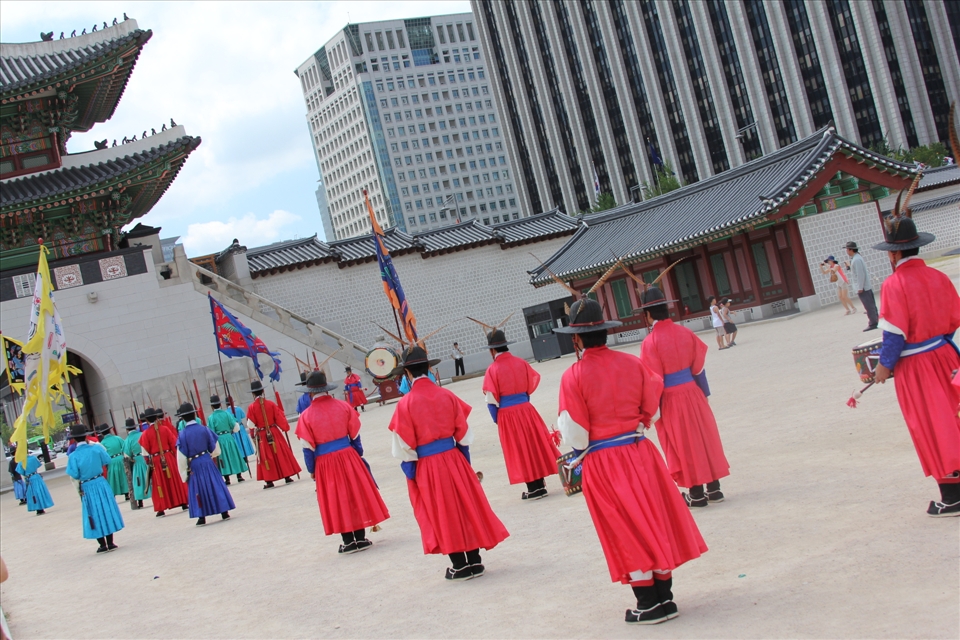 Modern and traditional korea