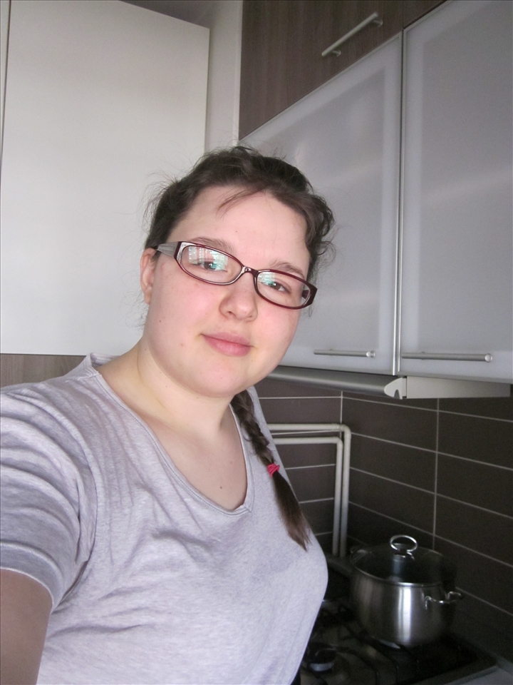 Me happily waiting for octopus to come to boil