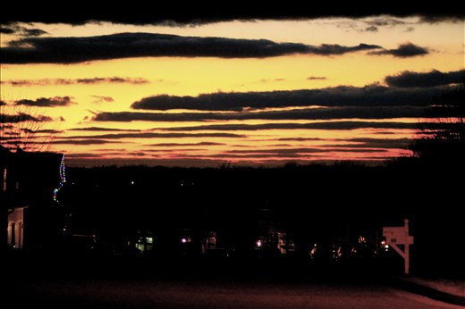 photo of the sky in my neighborhood