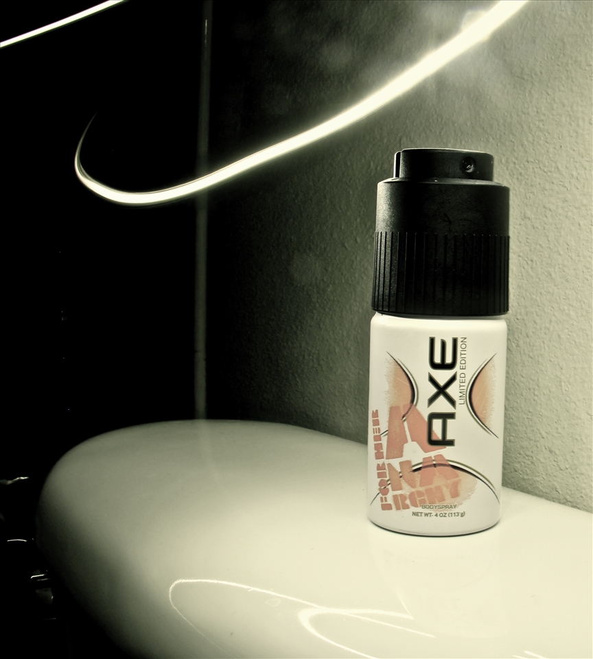 light painting i did with and Axe body Spray can