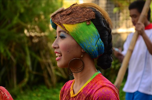 Girl on a parade, disperas of Higantes Festival 2012