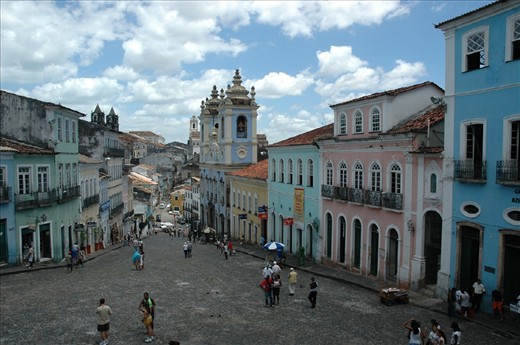 Largo do Pelourinho in the Bay all-the-saints in São Salvador da Baia, Brazil.
Here begin the pranks Boys Baia, every morning and every day of the year.
