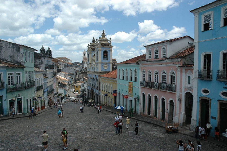 Largo do Pelourinho in the Bay all-the-saints in São Salvador da Baia, Brazil.
Here begin the pranks Boys Baia, every morning and every day of the year.
