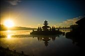 sunrise at  Betan lake  temple: by balidean, Views[321]