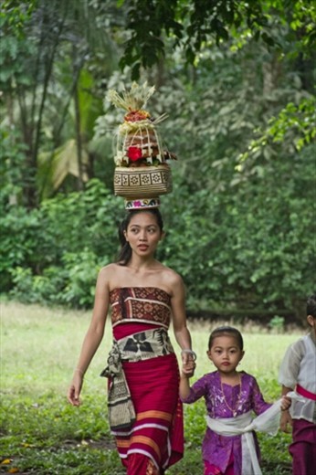 Temple  Ceremony  at  Tangan village  east  Bali