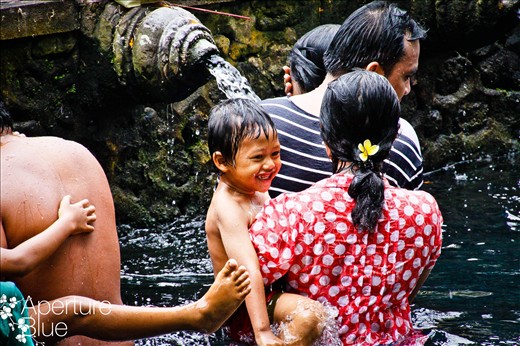 This was a Spiritual bath and there were so many people c lensing themselves, but i don't think this little boy truly understood the significance of why he was there. 
