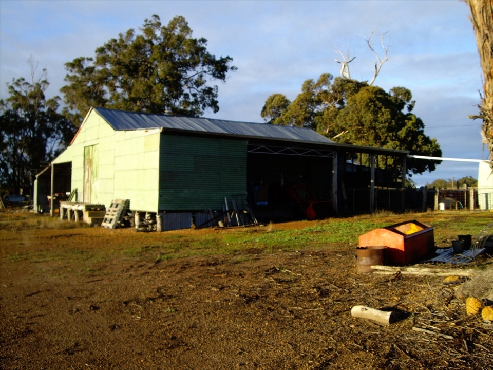 My grandfather's shed.  Built over 50 years ago (with upkeep) I think it is still holding up well!