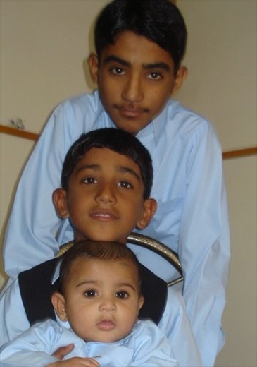 from up to down Shahdost, Shahzaib and Shahzain they are son's of Nasir Ali 