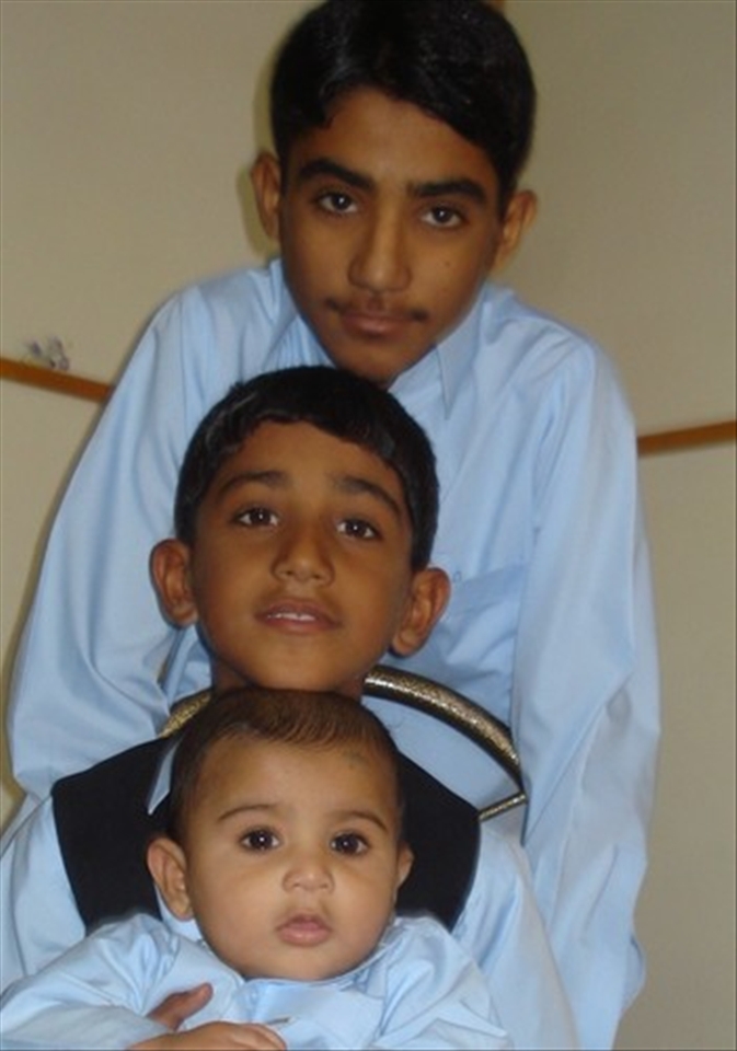 from up to down Shahdost, Shahzaib and Shahzain they are son's of Nasir Ali 