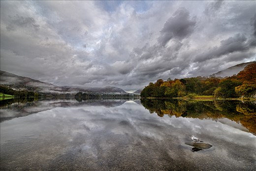 The journey began early morning when the sun started to the mist - Lake Grasmere