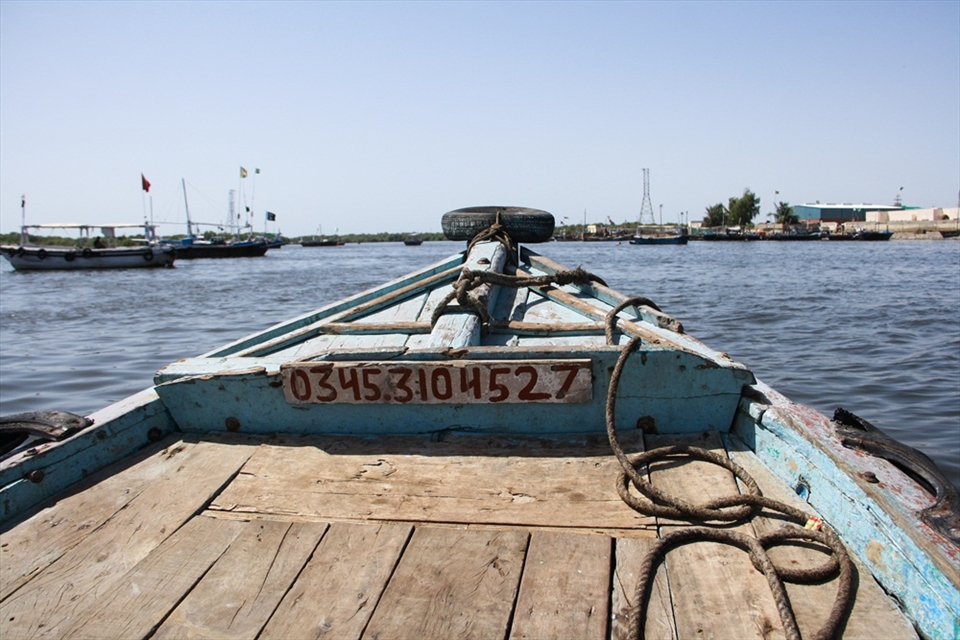 Enroute to the Baba Bhit Island, fishing islands off the Karachi harbor.