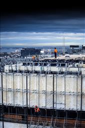 the workers on a Melbourne deconstruction job in Melbourne CBD.: by be_will, Views[186]