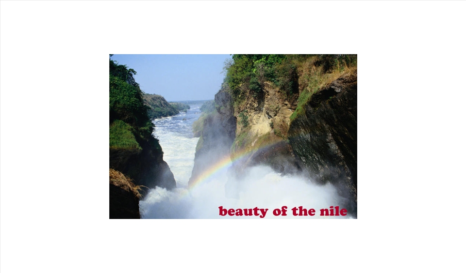 Sight of River Nile as the waters make thier way throug the hard rocks. 
