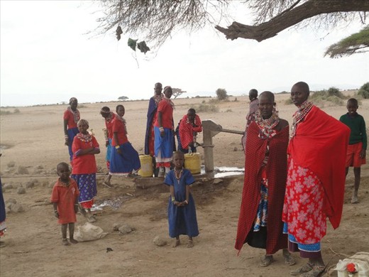 Time to leave and women and children had to go back to their chores