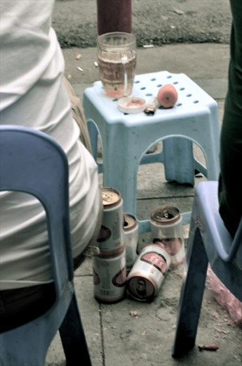 Urban exploration in Hanoi. 