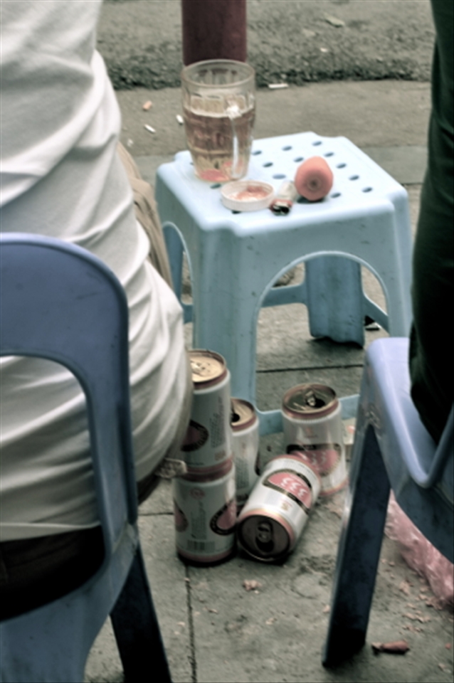 Urban exploration in Hanoi. 