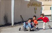 These kids having a great time on their makeshift go kart.: by bedouinkids, Views[315]