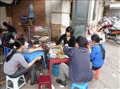 Serving up Bun cha in one of my favorite street stands in Hanoi - spring 2010: by beerbadger08, Views[341]