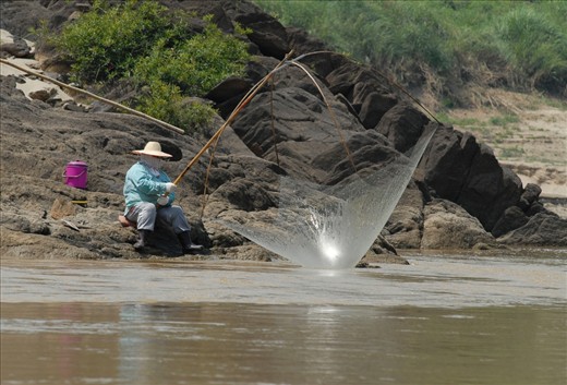 Fishing for some is a sport, on the Mekong its about survival