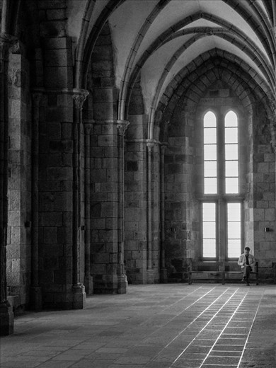Quiet moments of peaceful solitude adorn the hallways.