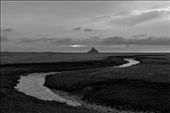 Mont Saint-Michel sits protected by tides, mud and quicksands.: by ben_coope, Views[379]
