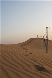 The edge of a remote desert camp shows sights of human life even in this harsh environment: by ben_hanna, Views[352]