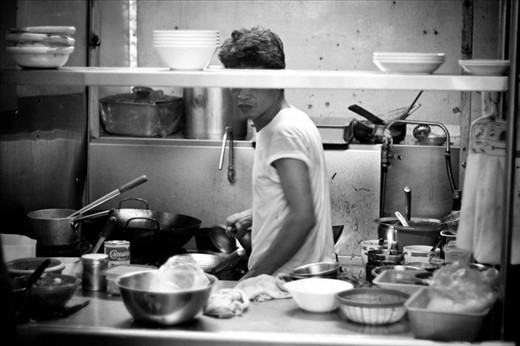 Behind the scenes of a food court