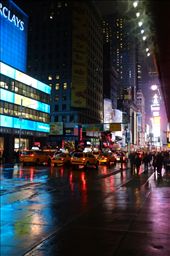 Time Square, one of the worlds busiest intersections alined with eyeball grabbing billboards and brightly lit lights to make even the darkest night look like a sunny day. “Buy me” shouts from big displays by the immediate turn of a corner. This icon brings in more than 39 million tourists each year and has become such an iconic part of New York that the square now requires the buildings to be covered with billboards! 
: by bene, Views[364]
