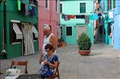 Burano is famed for its lace, mostly – though not totally – produced by women. This female resident is one of a fading generation of traditional lace makers. Laundry out to dry, she hand-weaves her latest masterpiece whilst her man oversees the production, contributing his two cents. Hmm… what is the Italian for ‘backseat driver’? : by bengibson90, Views[504]