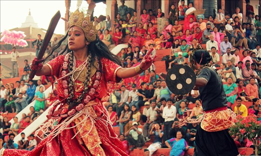Contempory dance at Basantapur