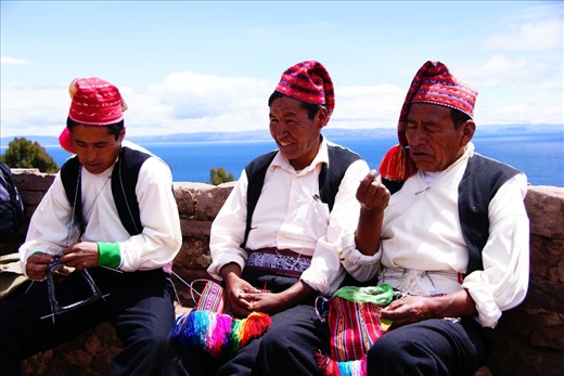 Locals from a Lake Titicaca island with so much life, detail and beauty in their faces