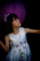 Eyes on the shuttlecock. A little girl's determination to win the game.: by benkelly, Views[256]